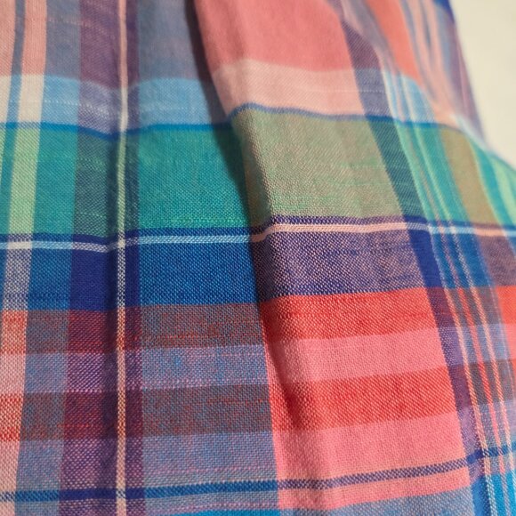 NWT TALBOTS PLAID MIDI FULL SKIRT SIZE 10 / MEDIUM - Picture 5 of 16